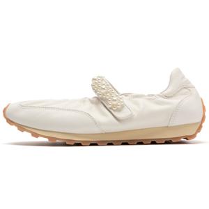 FOOT INDUSTRY Туфли Мэри Джейн женские белые, на один размер больше