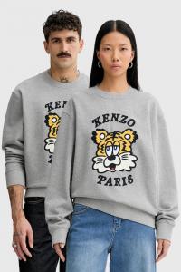 Хлопковая толстовка Verdy Kenzo, серый
