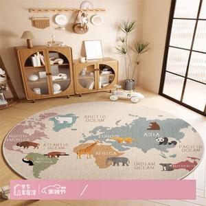 Y U-LIVE Ковер 300 см для детской/гостиной, игровой коврик, Dong Zhouyou Shijie Beige