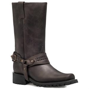 Мужские ковбойские премиум кожаные ботинки в коричневом цвете Forastero