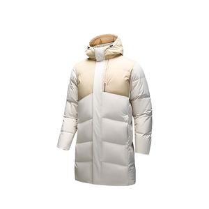 Куртка утепленная мужская Anta Variety Training Collection, цвет овсяно-серый/простой хаки, пшенично-хаки серый