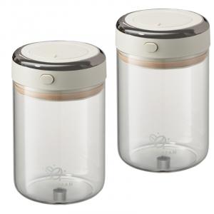 Банка для хранения, кухонное хранилище Kawasimaya, [vacuum seal]1100ml*2