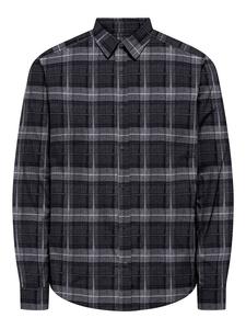 ONLY & SONS Рубашка "Skim" антрацитово-серого цвета