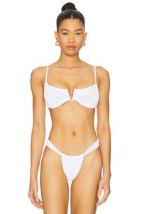 Бикини-балконет Nora от Bond Eye, white leopard two tone