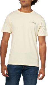 Футболка Columbia Mens PFG Uncharted Graphic Tee, Lemon Wash Heather/Pfg Gear Gator