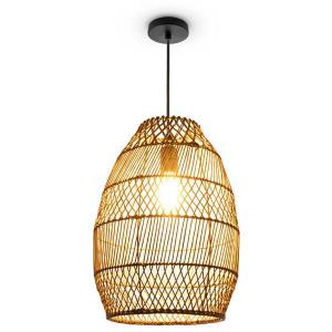 Подвесной светильник Paco Home Vihmo S, 30x40x30 см цвет schwarzbeige