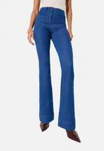 Джинсы-Клеш с высокой талией и карманами Friends Like These, Blue