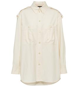 Хлопковая рубашка Vinela Isabel Marant, экрю