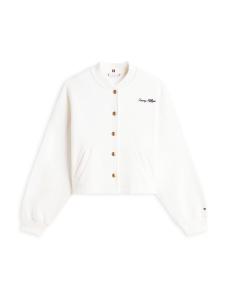 Толстовка с капюшоном на молнии TOMMY HILFIGER, белый