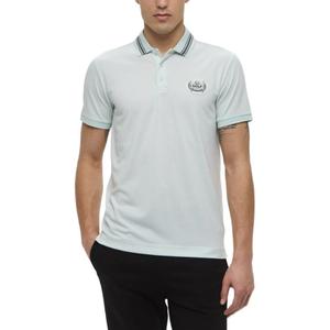 Emporio Armani Мужская рубашка поло бирюзового цвета