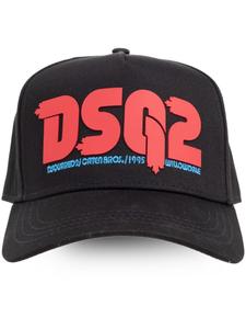 Кепка с аппликацией логотипа DSQUARED2, черный