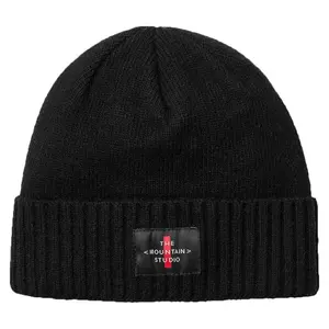 Шапка The Mountain Studio Cashmere mix cross logo, черный