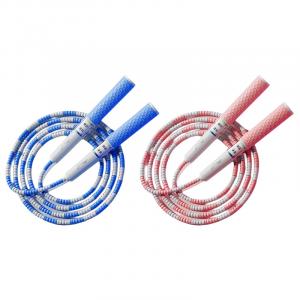 Скакалка PVC веревка PP ручка Kids 2,8 м LINING, [Two-Pack-Pink+Blue]One For School, One For Home.