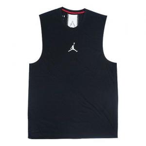 Майки быстросохнущие баскетбольные тренировочные спортивные жилеты Air Jordan, черный