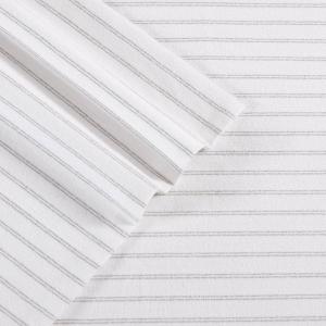 Eddie Bauer Комплект фланелевых простыней в клетку и полоску, цвет Gray Stripe