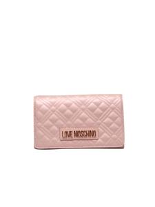 Сумка через плечо антично-розового цвета Love Moschino