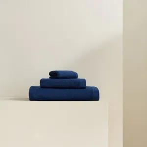 Полотенце из экстра чесаного хлопка 550 гр/м2 Kashmir El Corte Inglés, темно-синий