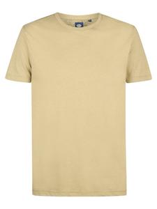 Однотонная футболка Waveviewcrest коричневого цвета Petrol Industries