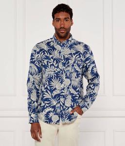 Льняная рубашка Regular fit Gant, синий