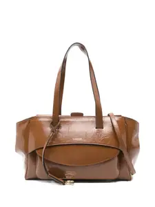 Сумка-тоут с клапаном Hidesins, коричневый