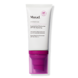 Суперактивный увлажняющий крем для глубокого увлажнения с SPF 50 и гиалуроновой кислотой Murad