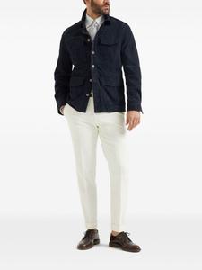 Brunello Cucinelli габардиновые брюки, белый