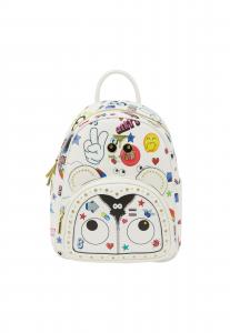 MYMO Рюкзак 'Eyetheme' в белом цвете