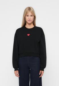 Толстовка ONLY ONLEVISA SHORT O NECK, Black