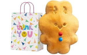 Плюшевая кукла милый пряничный человечек и пряничный зайчик, высота 22см/30см/45см, длина 22см Mise