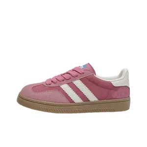 JimiXiong Дышащие женские скейтерские кеды с низким верхом розовые, цвет Pink