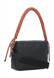 Кожаная женская сумка через плечо на молнии FREDsBRUDER, черный