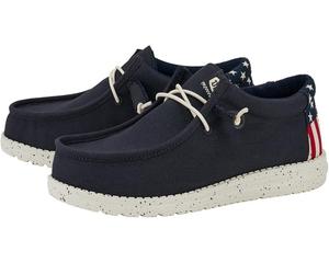 Кроссовки Hey Dude Kids Wally Americana, цвет Navy/White
