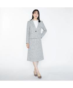 Твидовый пиджак с неравномерной текстурой