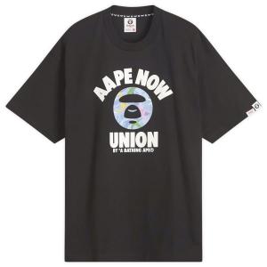 Футболка колледжа Aape Union Aape By A Bathing Ape, черный