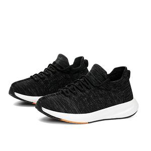 Износостойкие, дышащие, легкие, увеличивающие рост низкие повседневные мужские туфли ZUOSAISI, Black