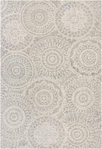 Ковер SAFAVIEH, 336 x 458 см, Abstract Collection, Ivory & Grey, ручной работы из шерсти, идеален для помещений с высокой проходимостью в гостиной, спальне (ABT205B)