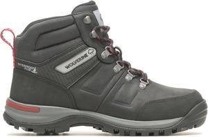 Женские водонепроницаемые ботинки Wolverine с металлическим носком Chisel Steel, размер 6, SR Hiker, черный