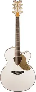 Gretsch G5022CWFE Rancher Falcon Джамбо Акустическая Электрическая Гитара Белая