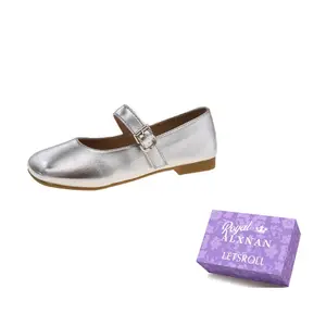 Alxnan Мэри Джейн туфли женские серебристые, цвет Silver