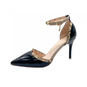 PARK DANCE Тонкие каблуки на шпильке для женщин черные, цвет Black