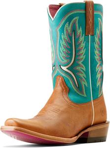 Женские западные сапоги ARIAT P28399_w_Foo, Cenote Blue/Tan Patina