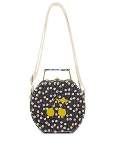 Сумка на плечо Jadore с принтом Bonpoint, синий