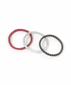 Резинки для волос с блестками (набор из 3 штук) Niko And ..., цвет Red(30)