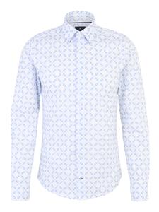 JOOP! Рубашка 'Pierce' синяя, приталенная, на пуговицах