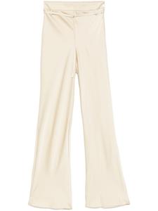 Patrizia Pepe атласные брюки, нейтральный