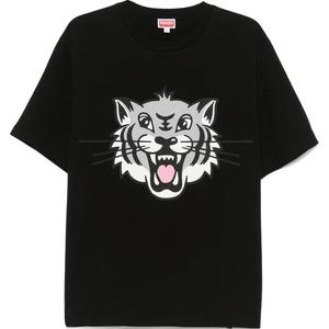Футболка Happy Tiger KENZO, черный