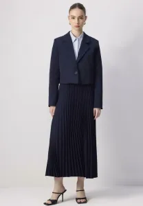 Двубортная плиссированная юбка Touché Privé, Blue