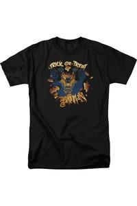 Футболка с коротким рукавом для взрослых Batman Pumpkin Burst Gildan, черный