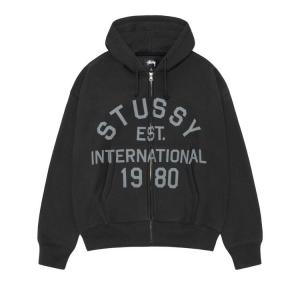 Худи Stussy Established Zip Hoodie, Black