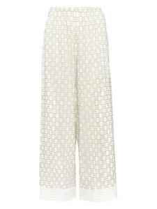 ERES брюки с геометричным узором, зеленый